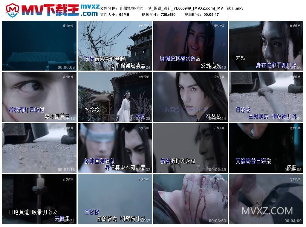 音频怪物-垂帘一梦_国语_流行_YE600949